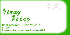 virag pilcz business card